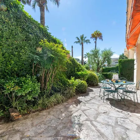 Garden-level In Bourgeois Near Croisette & Beaches Apartmán
